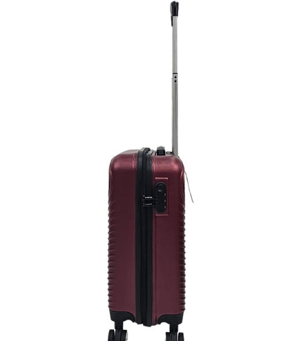 Chorley Cabin Hard Shell Suitcase in Burgundy