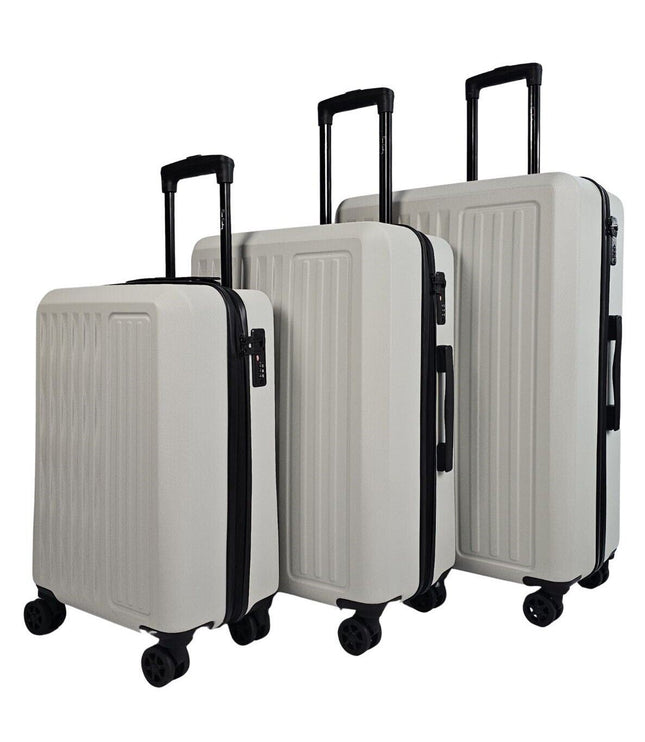 Croydon Set of 3 Hard Shell Suitcase in White