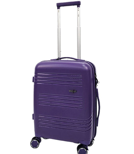 Camborne Cabin Hard Shell Suitcase in Purple