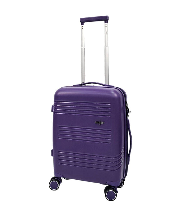 Camborne Cabin Hard Shell Suitcase in Purple