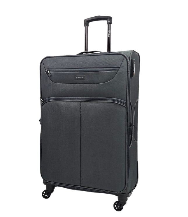Ashford Large Soft Shell Suitcase in Grey