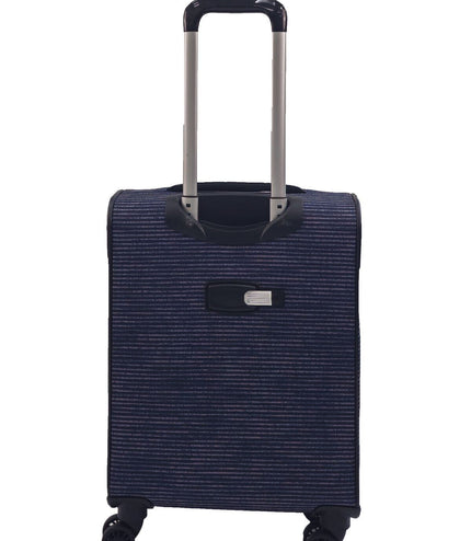 Ashbourne Cabin Soft Shell Suitcase in Lines