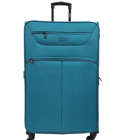 Ashford Extra Large Soft Shell Suitcase in Teal