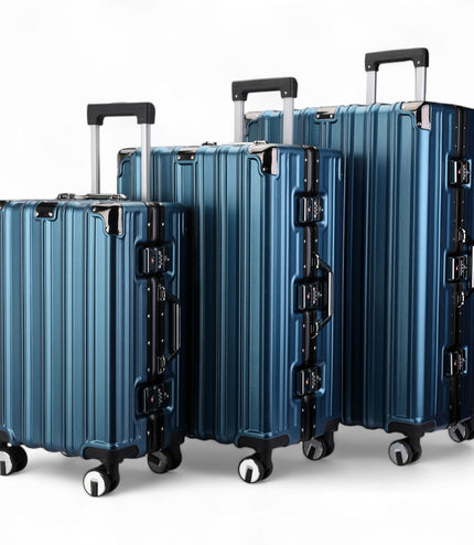 Airdrie Set of 3 Hard Shell Suitcase in Blue