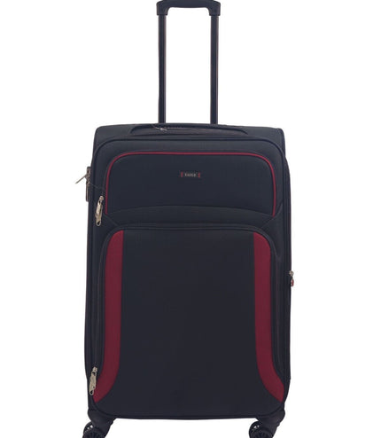 Arundel Medium Soft Shell Suitcase in Black