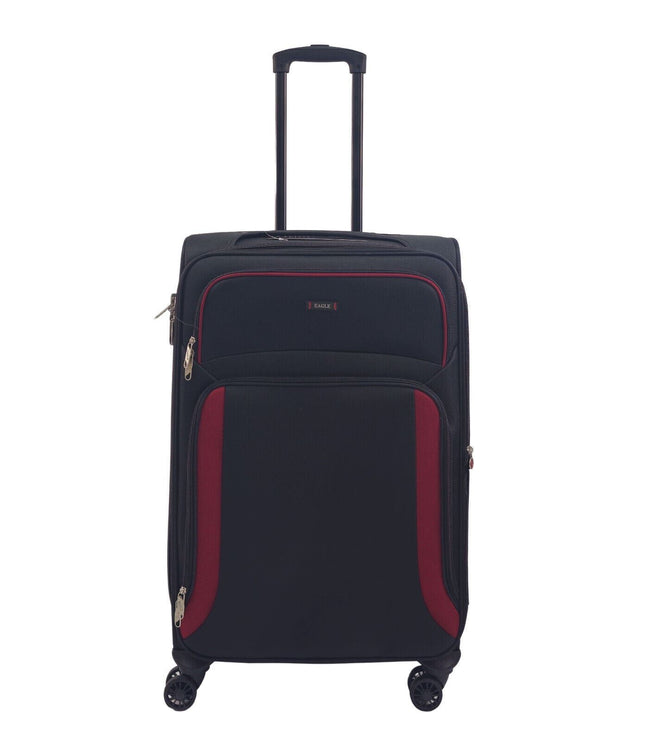 Arundel Medium Soft Shell Suitcase in Black