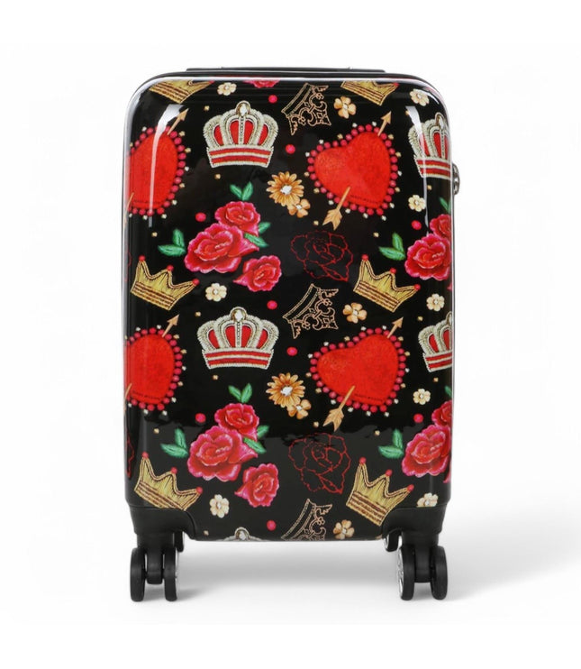 Ballina Cabin Hard Shell Suitcase in Black Queen Rosses