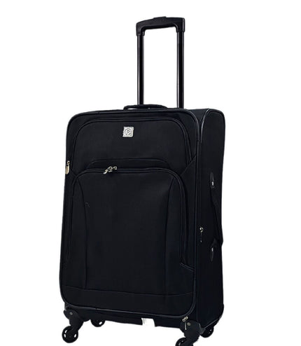 Corsham Medium Soft Shell Suitcase in Black