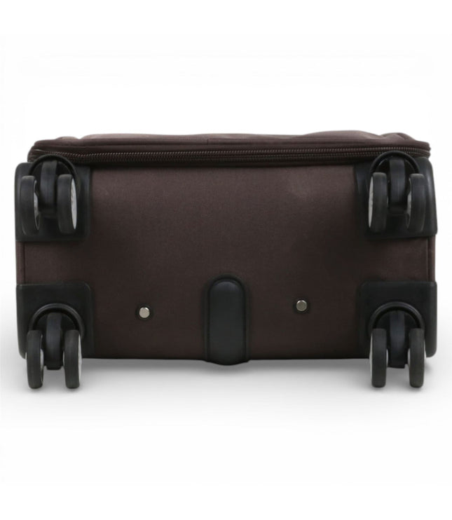 Carrollton Cabin Soft Shell Suitcase in Brown
