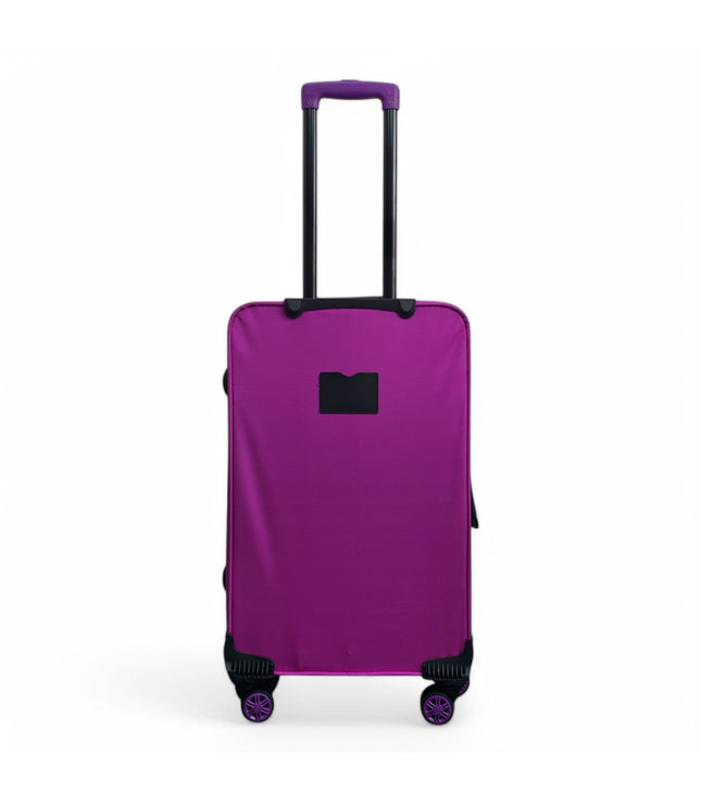 Handa Medium Soft Shell Suitcase in Pink
