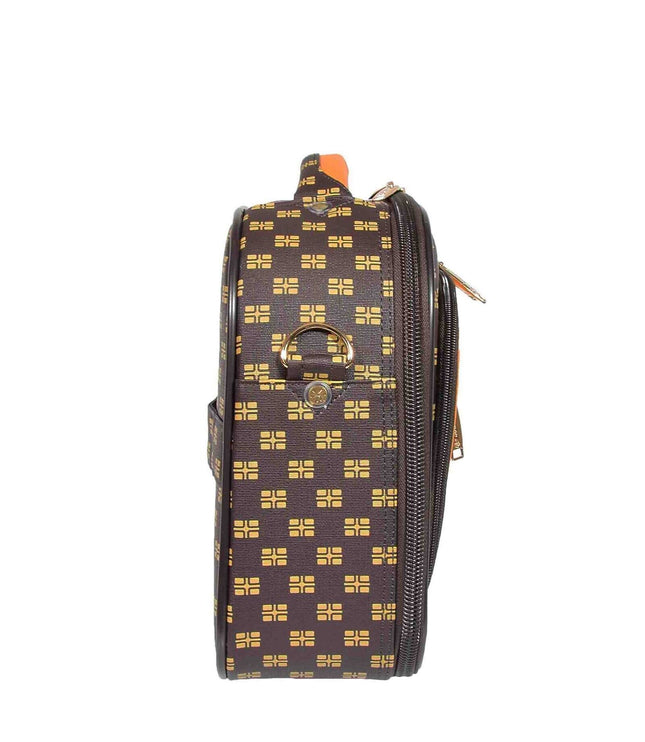Corringham Cosmetic Soft Shell Suitcase in Coffee