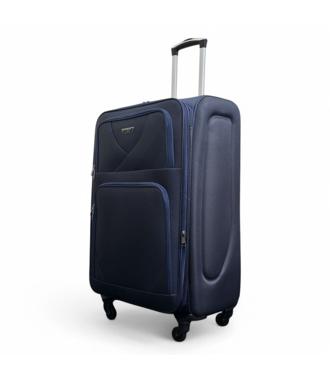 Nagoya Large Soft Shell Suitcase in Navy