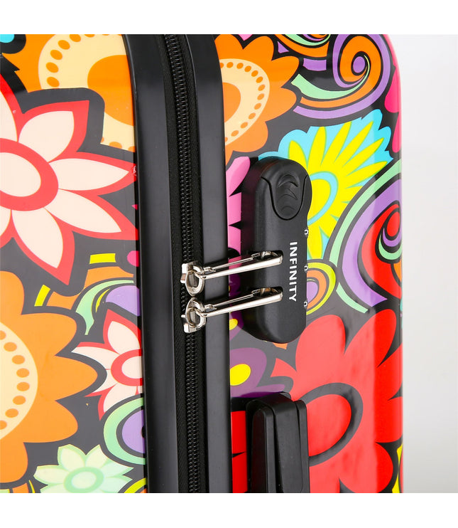Congleton Medium Hard Shell Suitcase in Flower
