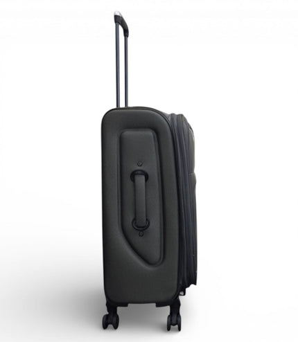 Nagoya Medium Soft Shell Suitcase in Grey
