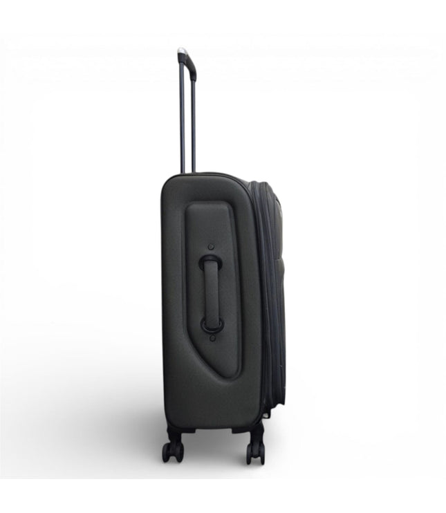 Nagoya Medium Soft Shell Suitcase in Grey