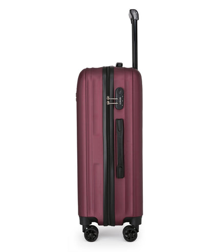 Edmonton Medium Hard Shell Suitcase in Burgundy