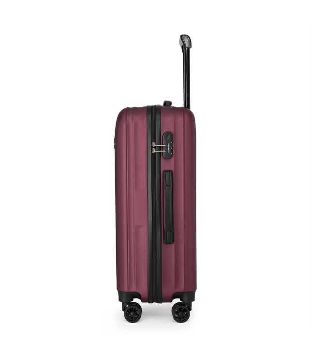 Edmonton Medium Hard Shell Suitcase in Burgundy