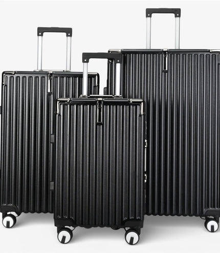 Airdrie Set of 3 Hard Shell Suitcase in Black