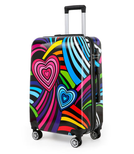 Congleton Medium Hard Shell Suitcase in Hearts