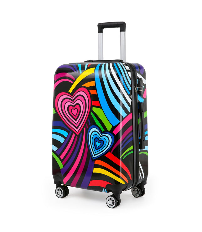 Congleton Medium Hard Shell Suitcase in Hearts