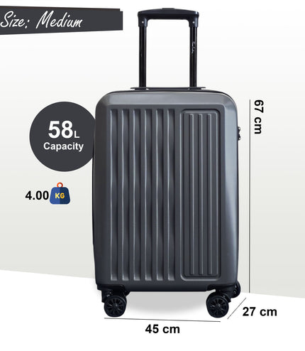 Croydon Medium Hard Shell Suitcase in Grey