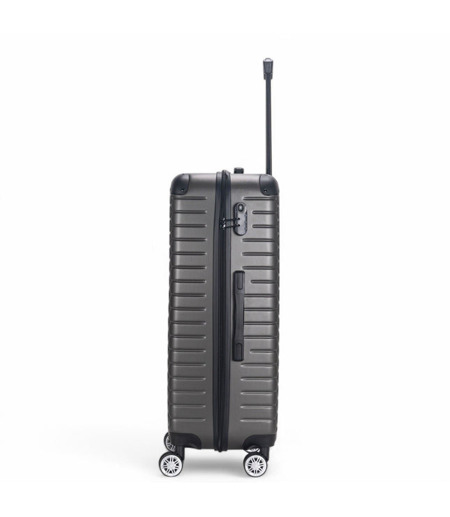 Noda Large Hard Shell Suitcase in Charcoal