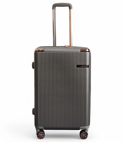 Cowra Medium Hard Shell Suitcase in Champagne ( Beige )