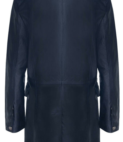Mens Cowhide Leather Peacoat-Cordoba