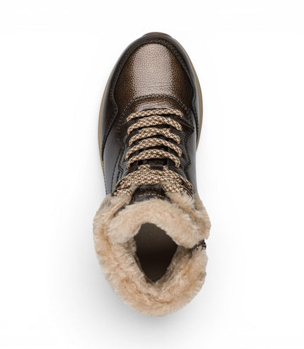 Tamaris Women’s Brown Warm Winter Waterproof Lace-up Ankle Boots - 26278-45