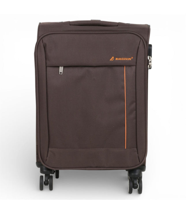 Carrollton Cabin Soft Shell Suitcase in Brown