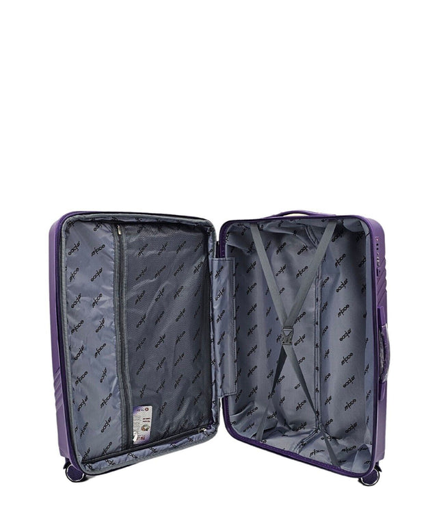 Camborne Large Hard Shell Suitcase in Purple