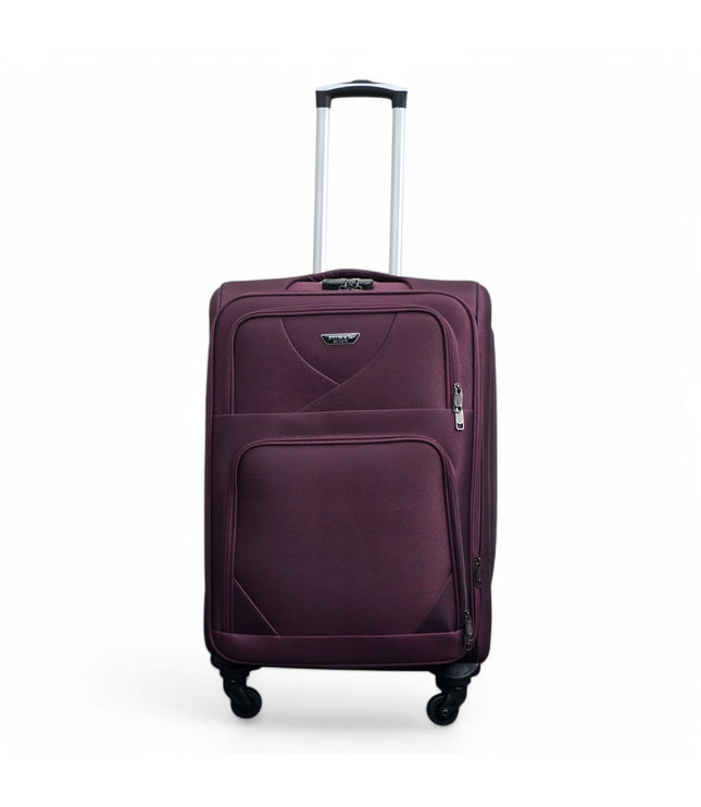 Nagoya Medium Soft Shell Suitcase in Purple