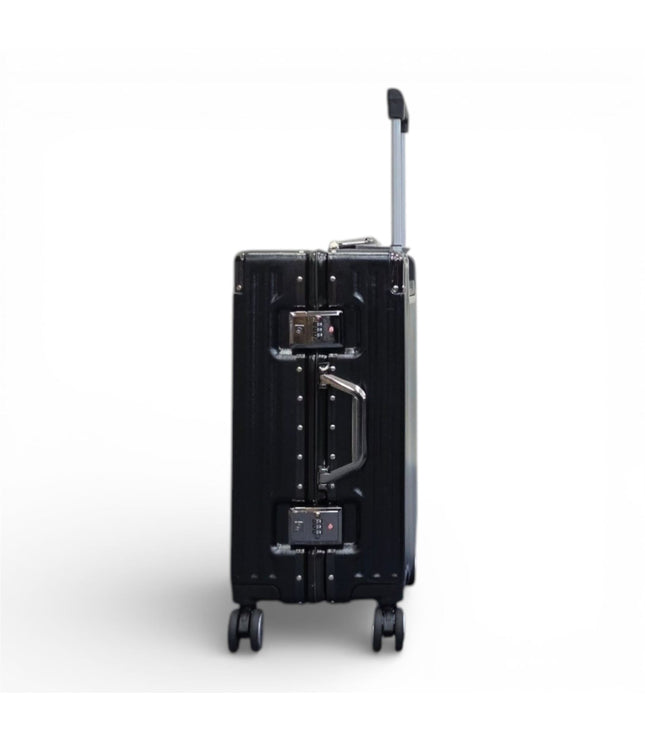 Airdrie Cabin Hard Shell Suitcase in Black
