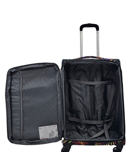 Ashbourne Large Soft Shell Suitcase in Leaf