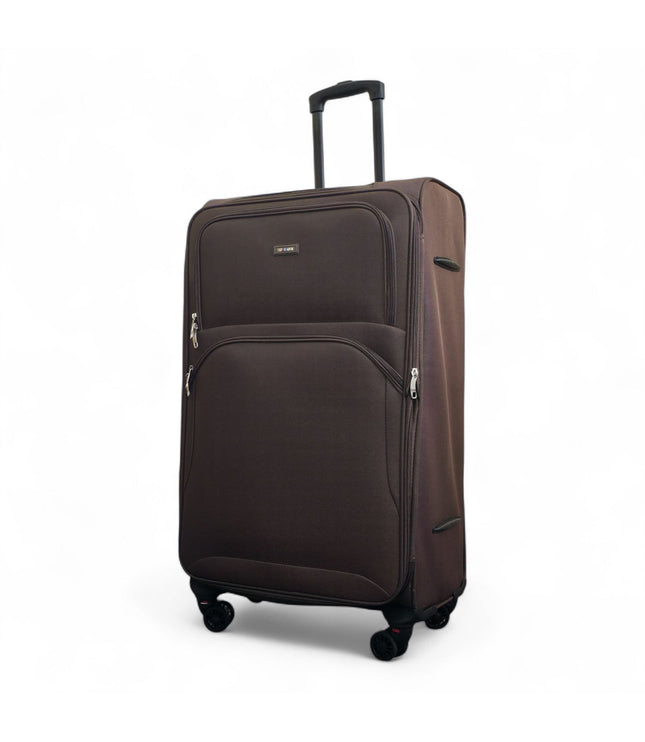 Gosford Large Soft Shell Suitcase in Brown