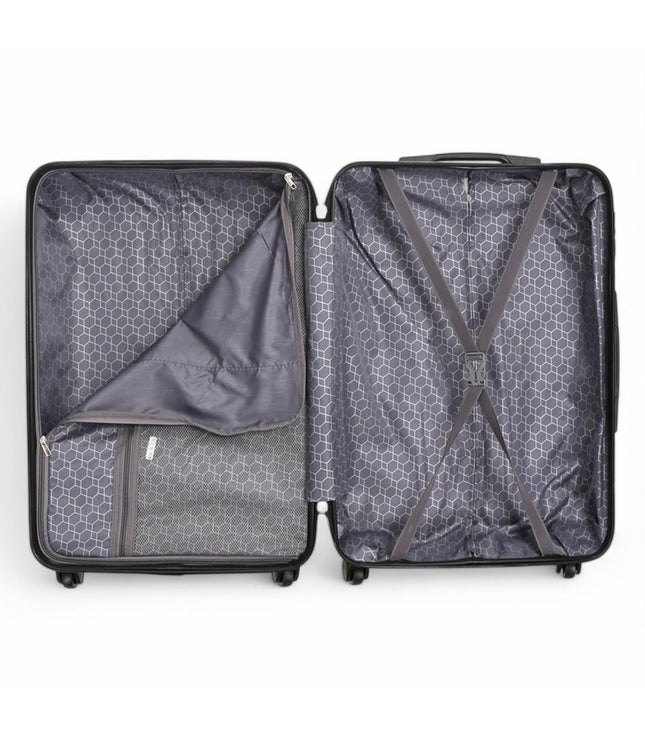 Corowa Medium Hard Shell Suitcase in Black
