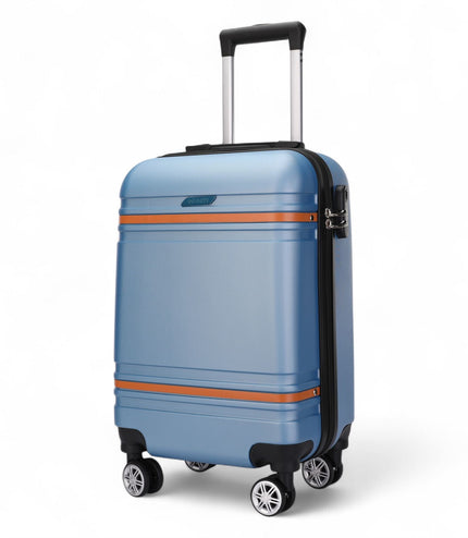 Calgary Cabin Hard Shell Suitcase in Blue