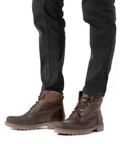 Panama Jack Men's Amur GTX C10 Chestnut Waterproof Leather Ankle Boots