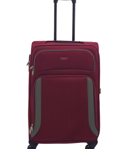 Arundel Medium Soft Shell Suitcase in Burgundy