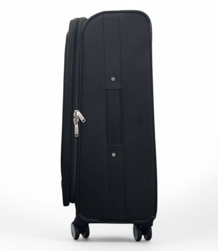 Forbes Medium Soft Shell Suitcase in Black