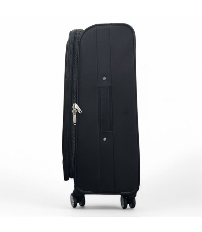 Forbes Medium Soft Shell Suitcase in Black