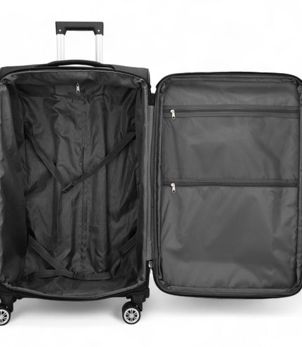 Delta Large Hard Shell Suitcase in Black