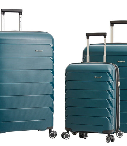 Cleckheaton Set of 3 Hard Shell Suitcase in Green