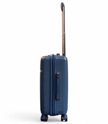 Cowra Cabin Hard Shell Suitcase in Navy Blue