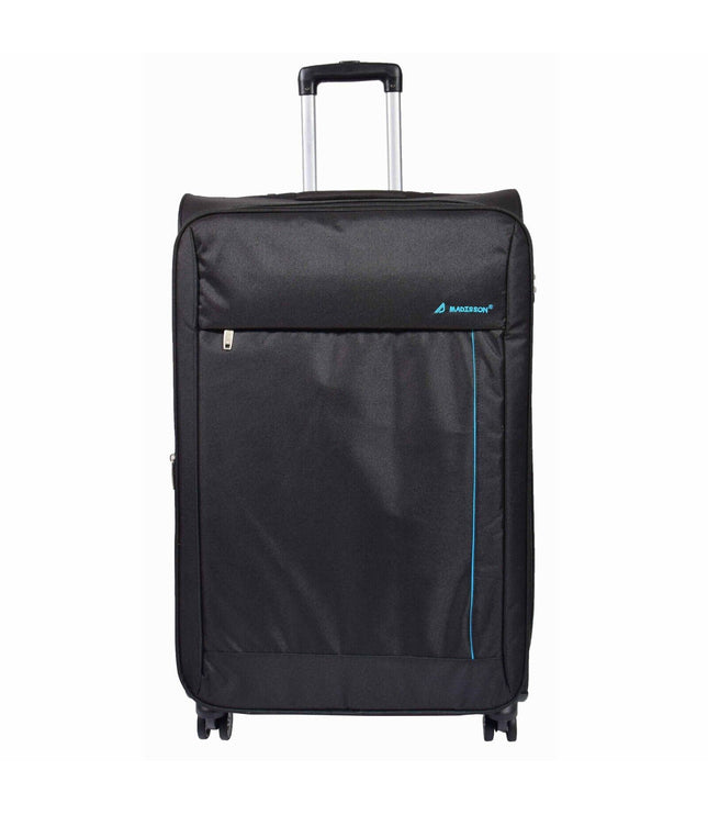 Clevedon Large Soft Shell Suitcase in Black