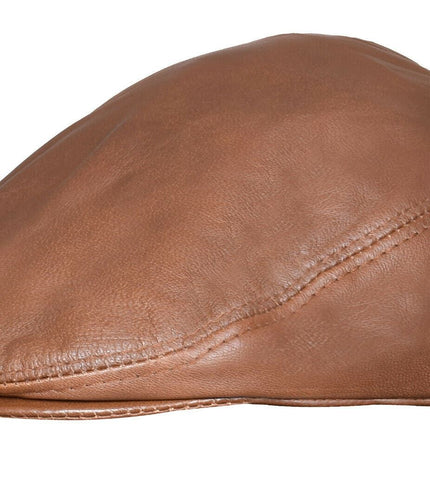 Mens  Flat Hat Leather Peaky Blinders Beret Newsboy Gatsby Golf Cabbie Cap