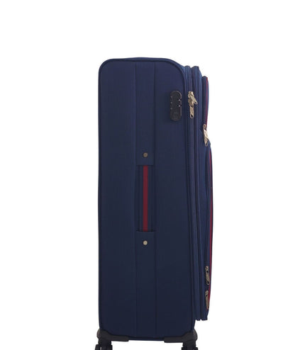 Arundel Large Soft Shell Suitcase in Navy