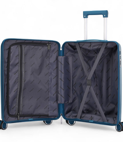 Burnaby Cabin Hard Shell Suitcase in Teal Blue