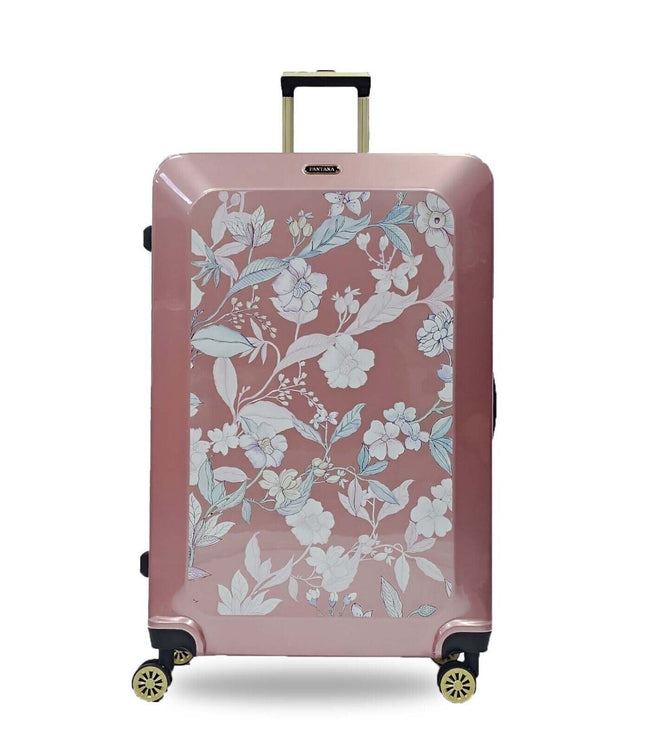Canvey Extra Large Hard Shell Suitcase in Pink