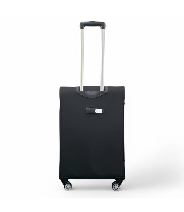 Forbes Medium Soft Shell Suitcase in Black